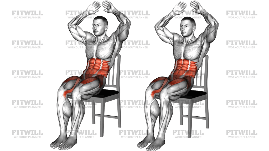 Seated Under Knee Clap On A Chair