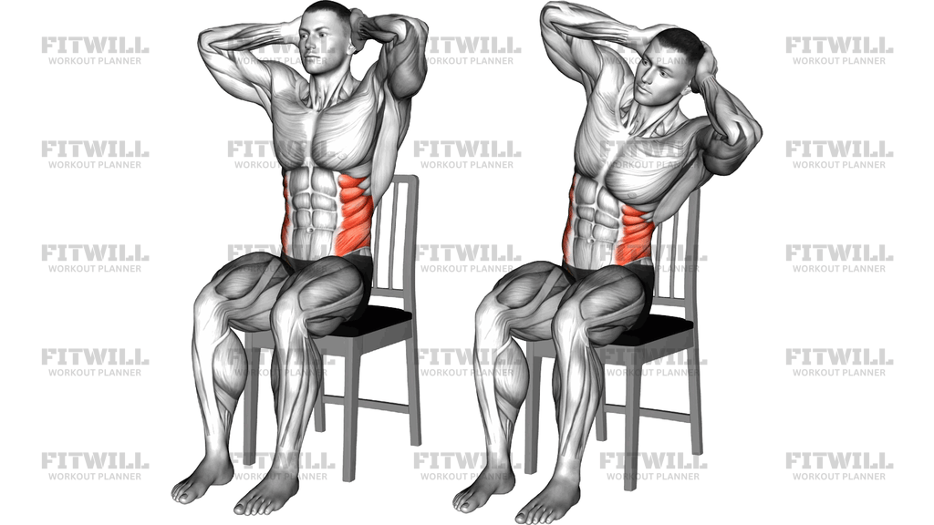 Seated Side Bend On A Chair