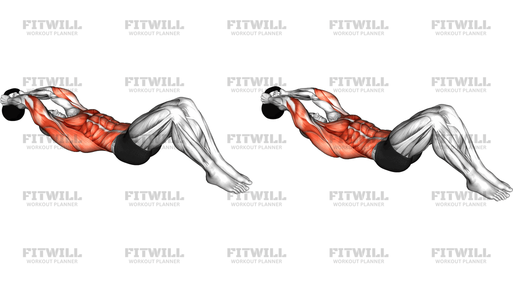 Kettlebell Lying Woodchop
