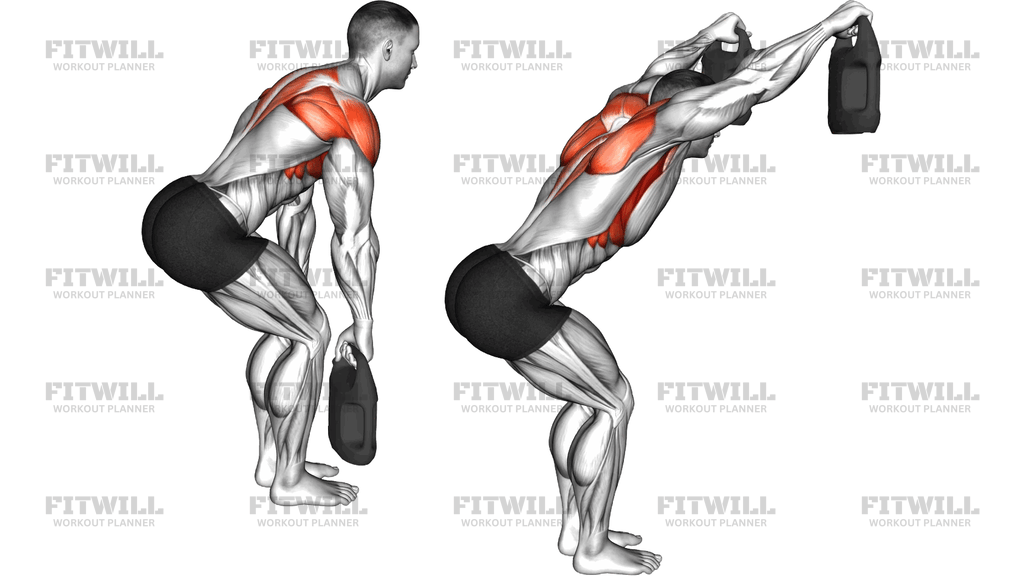 Bottle Weighted Bent Over Y Raise