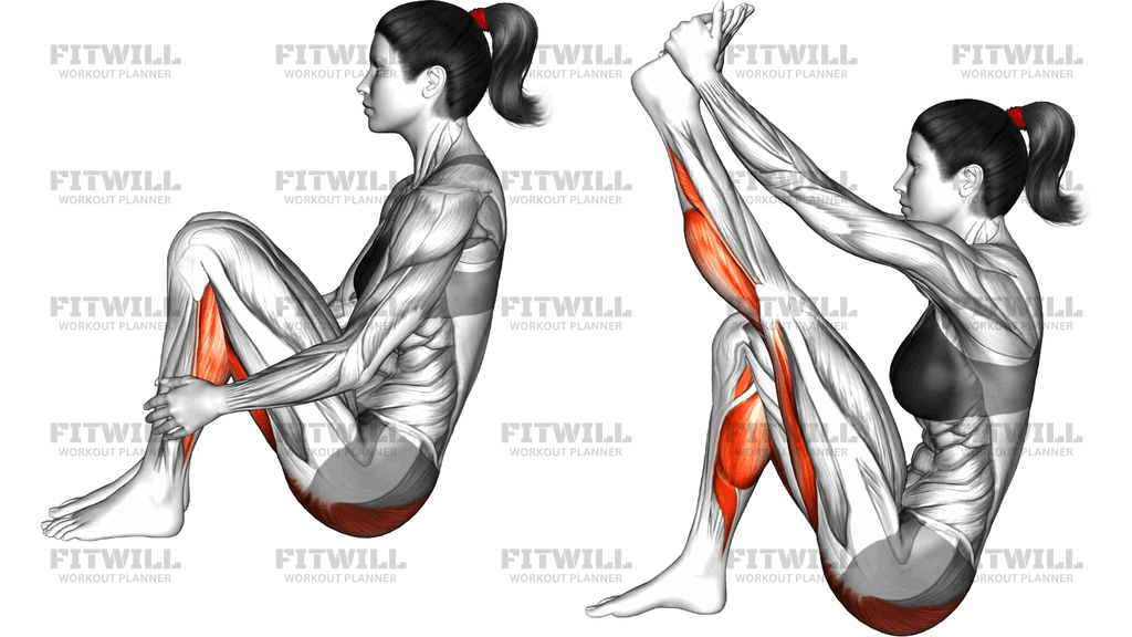 Seated Hamstring Kick Out