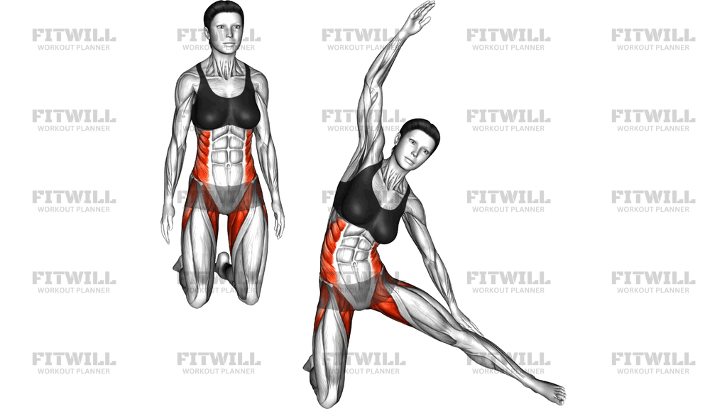 Knee Stand Kick Side Bend