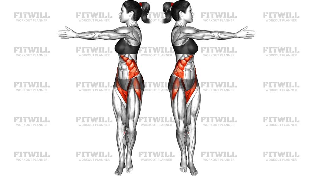 Ab Twist Toe Tap