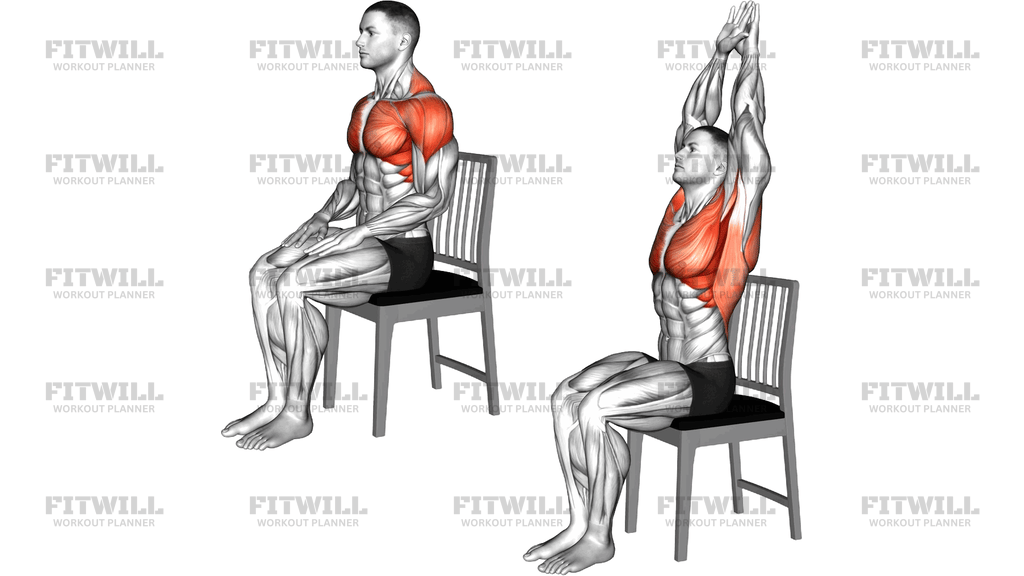 Seated Overhead Stretch On A Chair