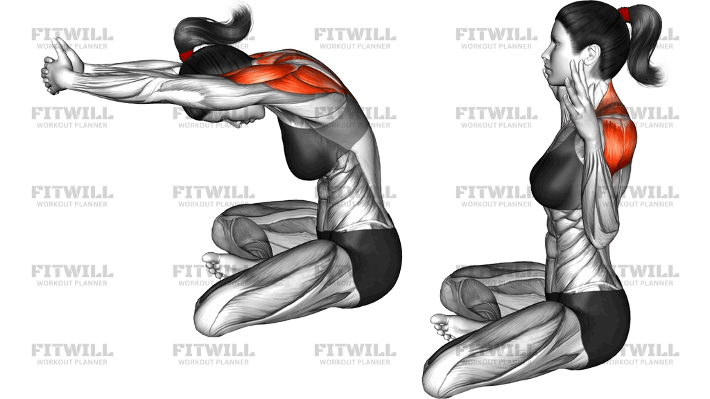 Seated Forward Reach To W Pose
