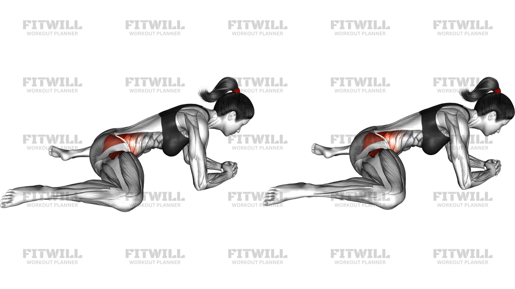 Wide Prone Hip Stretch