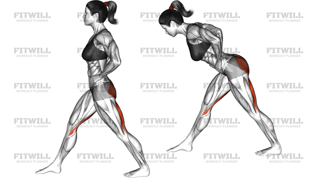 Standing Lean Forward Hamstring Stretch