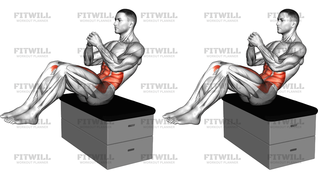 Russian Twist On A Padded Stool