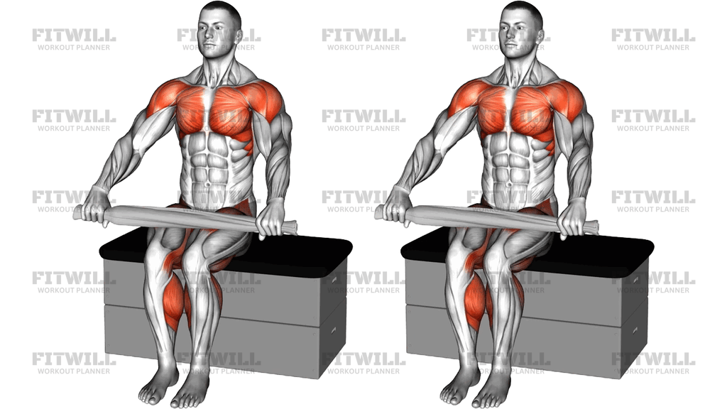Seated Jack With A Towel On A Padded Stool