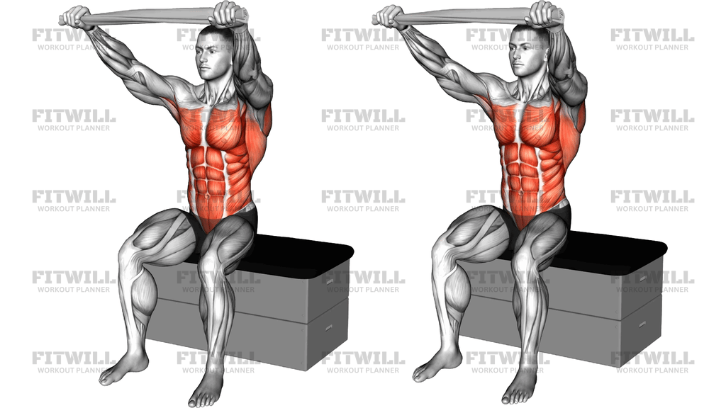 Seated Twist With A Towel On A Padded Stool