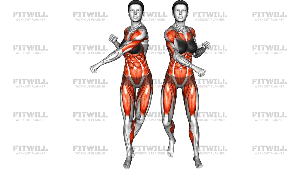 Side Step Downward Punch