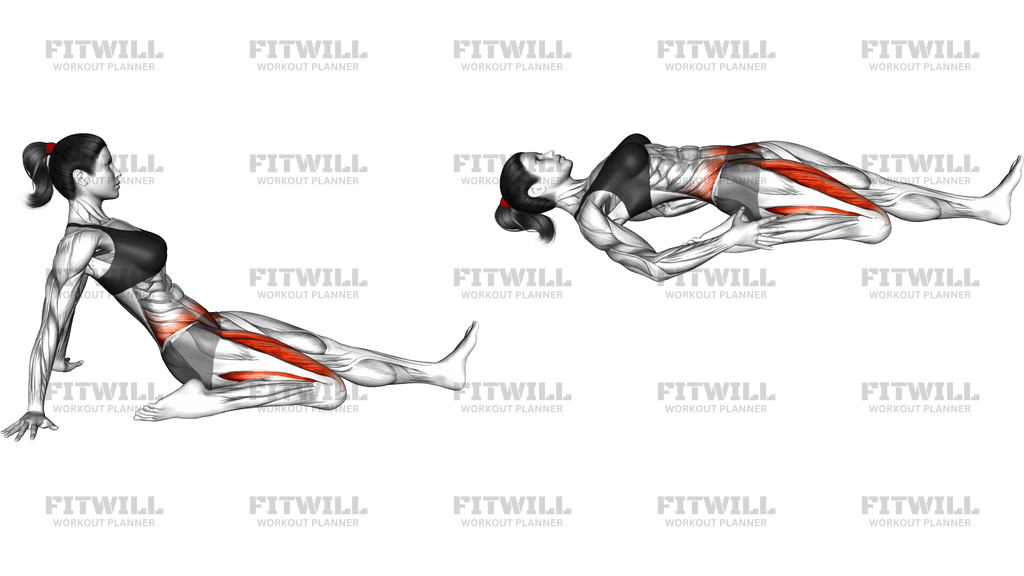 Single Lean Back Quadriceps Stretch