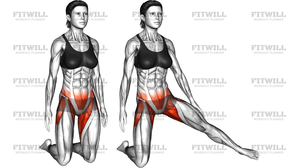 Kneeling Lateral Lunge