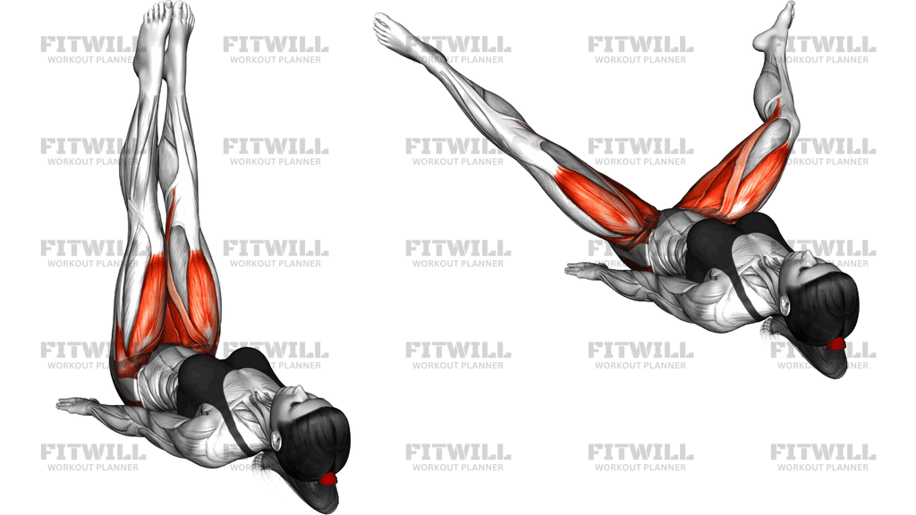 Leg Stretched Open Toes Together Knees Together
