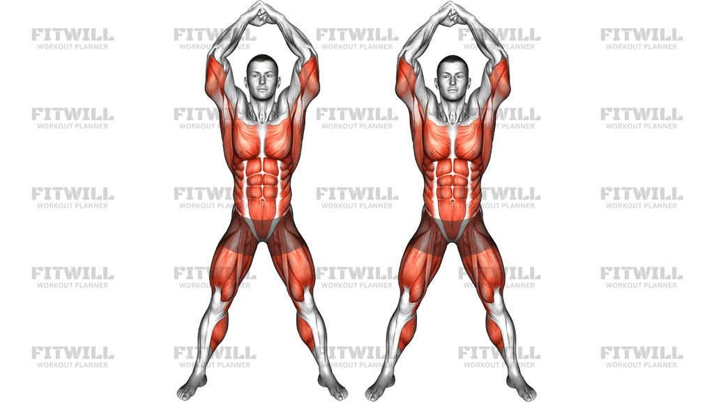 Standing Russian Twist Knee Thrust