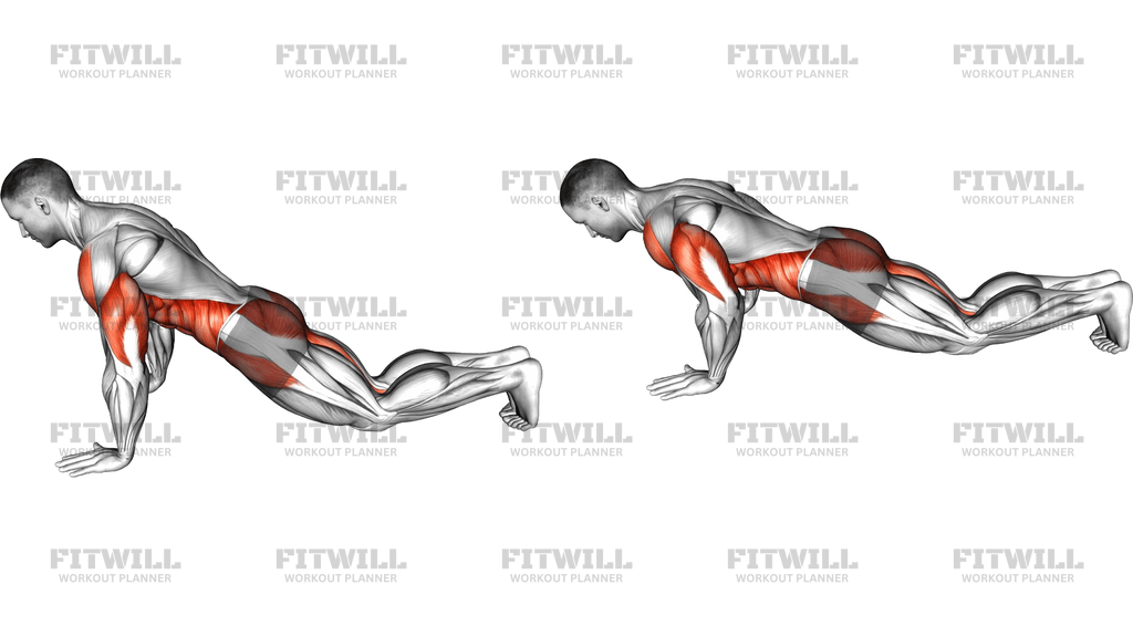 Kneeling Push Up Jack