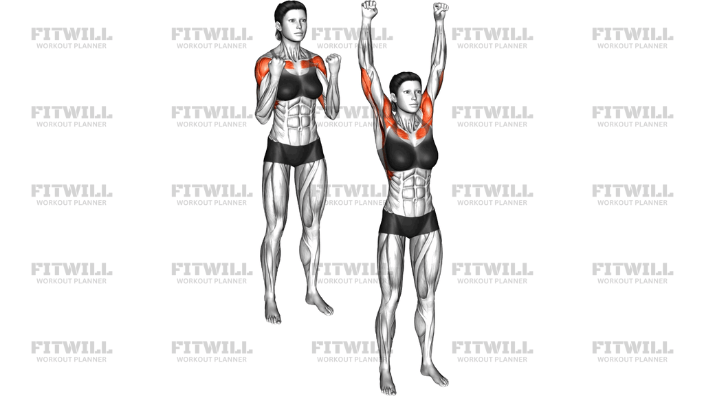 Bodyweight Standing Arnold Press