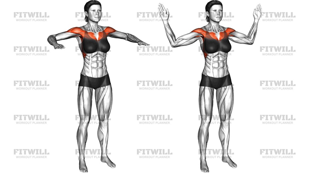 Bodyweight Standing W Pose