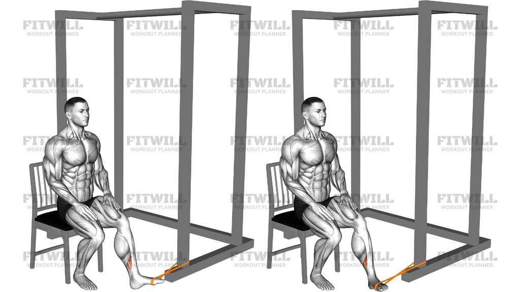 Resistance Band Seated Inversion Foot
