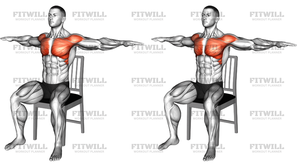 Seated Arm Crossover On A Chair