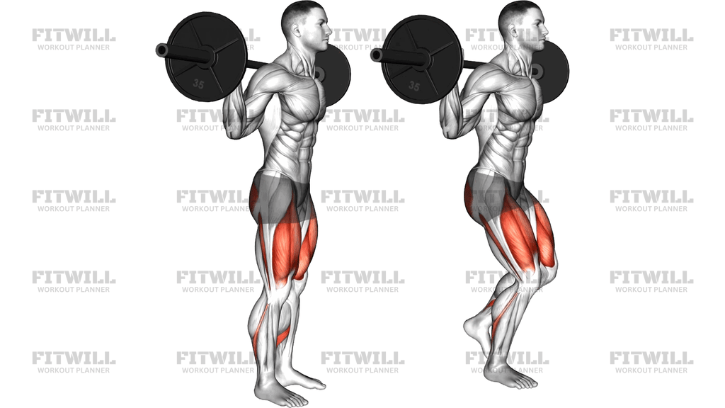 Barbell Forward Backward Lunge