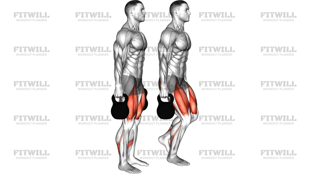 Kettlebell Forward Backward Lunge