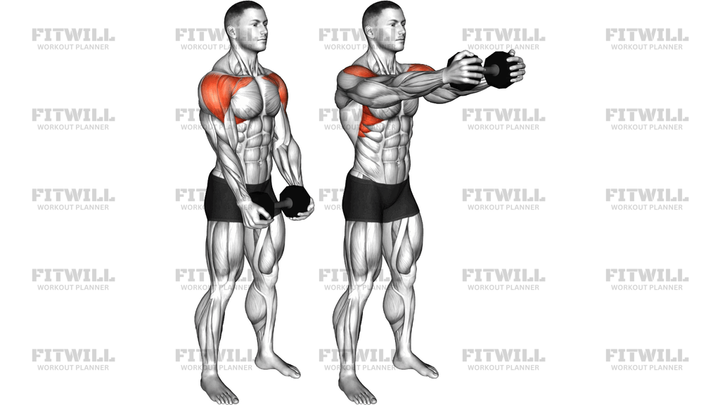Dumbbell Front Raise (Version 3)