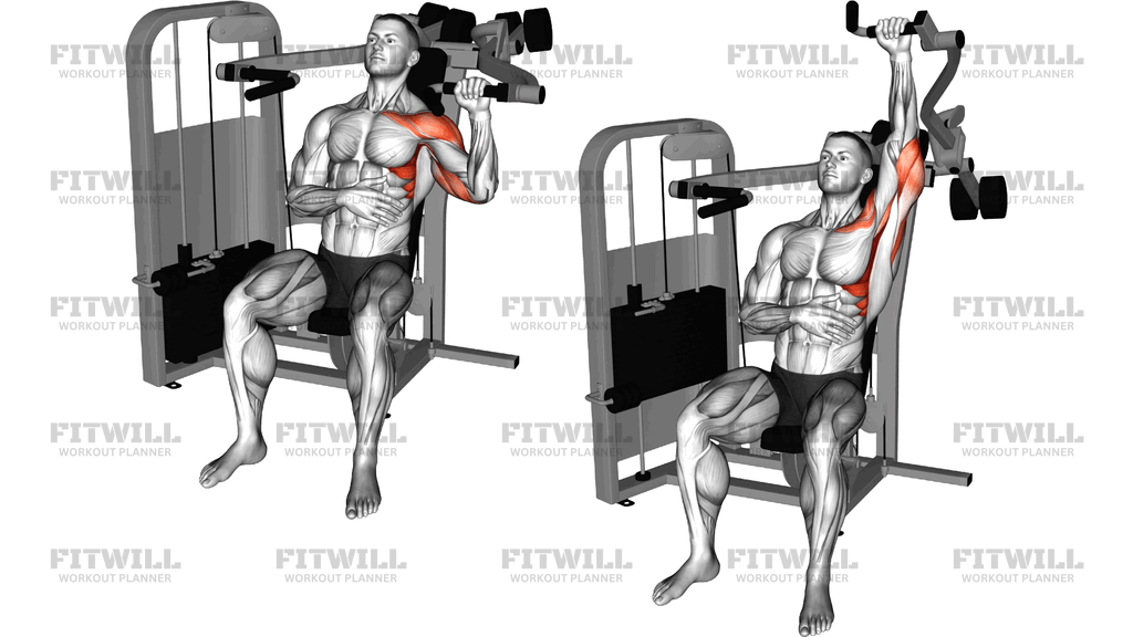Lever Seated Single Arm Shoulder Press