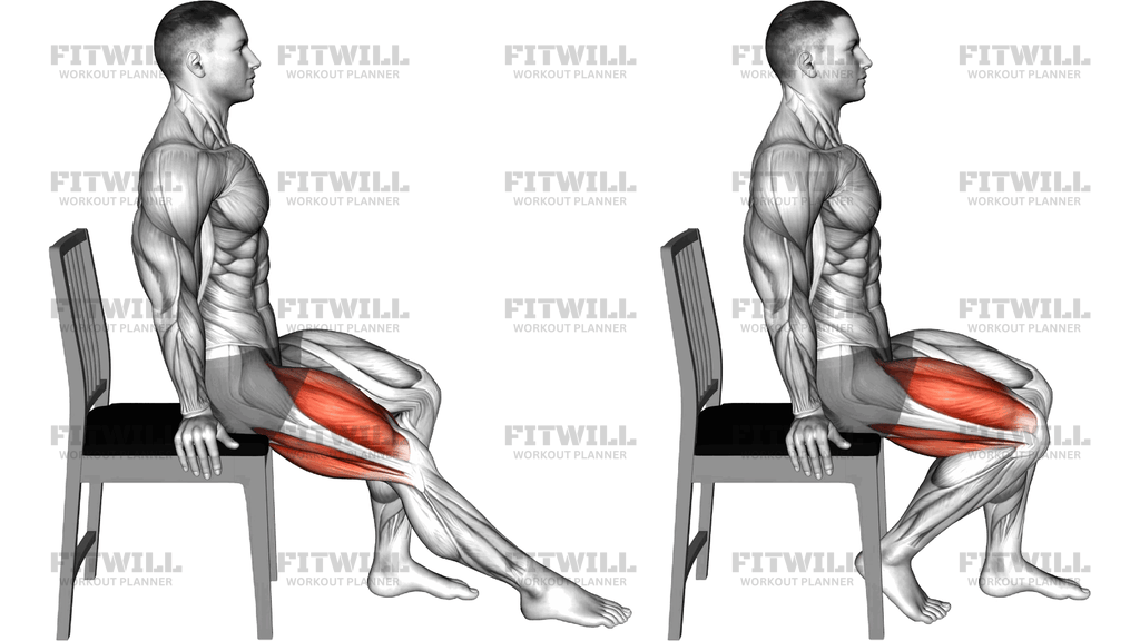 Seated Heel Slide On Chair