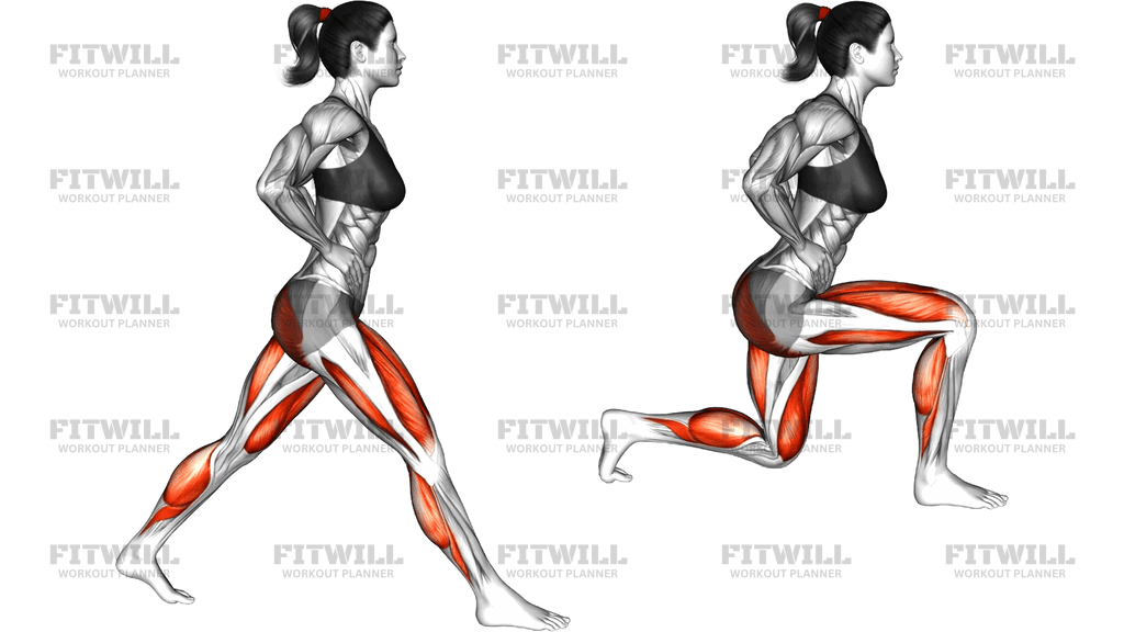Split Squat Heel Raise
