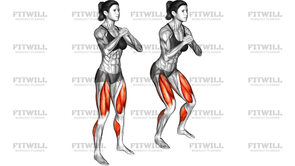 Chair Squat To Toe Stand