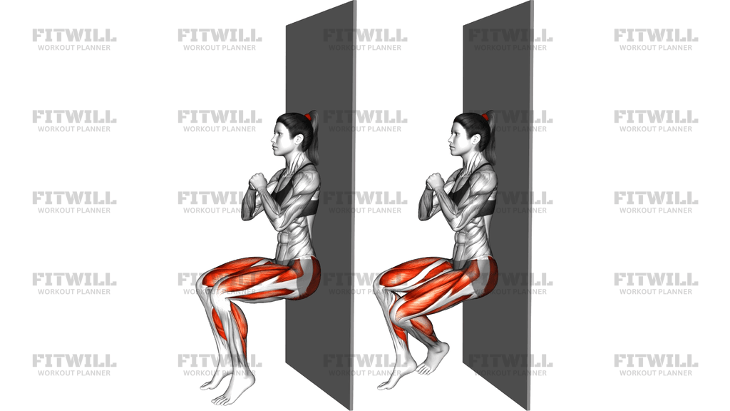 Alternate Ankle Tap Under Sit Agains Wall