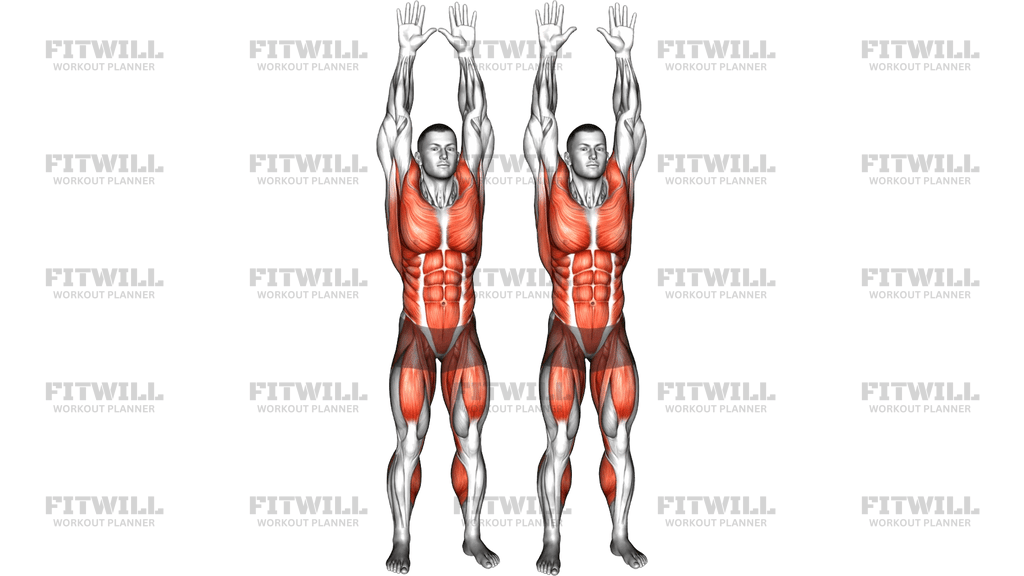 Overhead Knee Raise