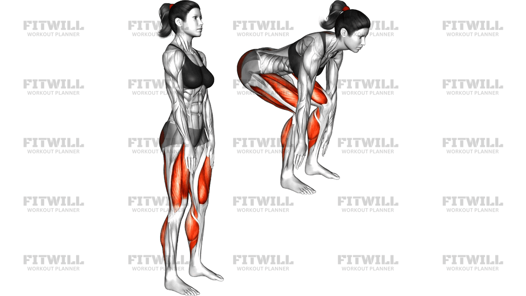 Bodyweight Deadlift Shin Tap