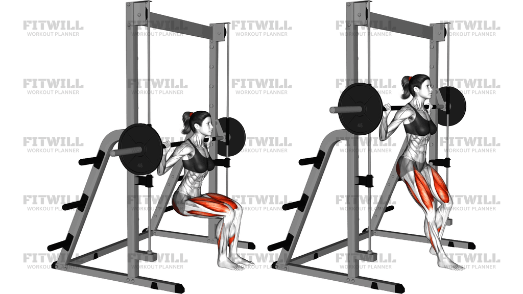 Smith Single Leg Chair Squat