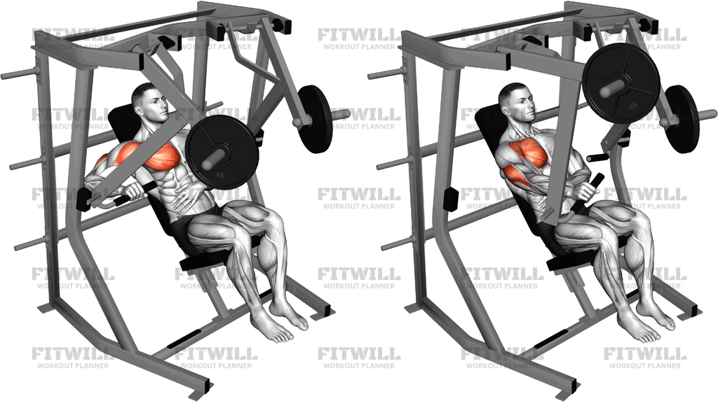 Lever Decline Single Arm Chest Press