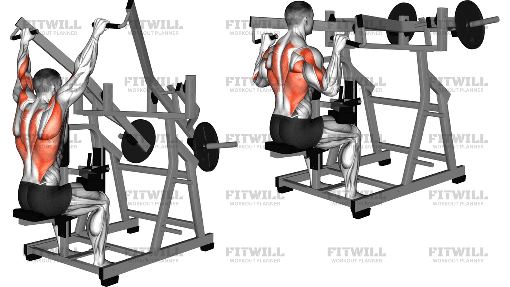 Lever Seated Wide Pulldown (Plate Loaded)