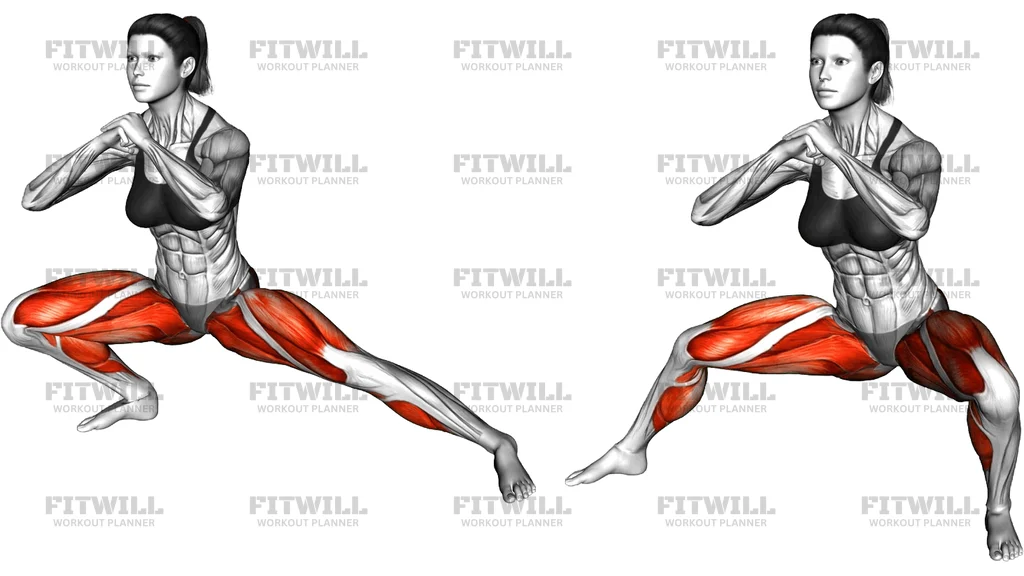 Side Lunge Stretch (Version 2) (Advanced)