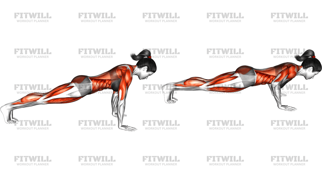 Knee Tuck Push Up