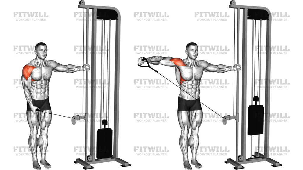 Cable Single Arm Lateral Raise (Version 2)