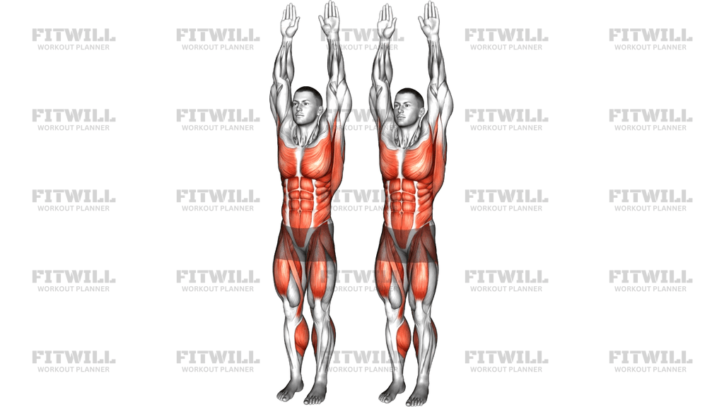 Alternate Leg Lift Double Hands Crunch