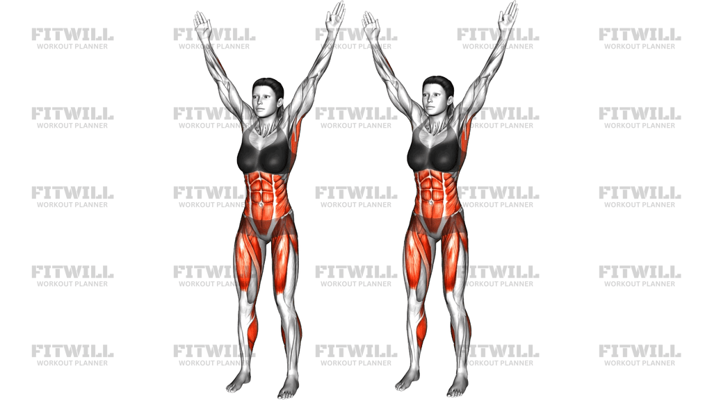 Standing Alternate Leg Lift Lat Pulldown