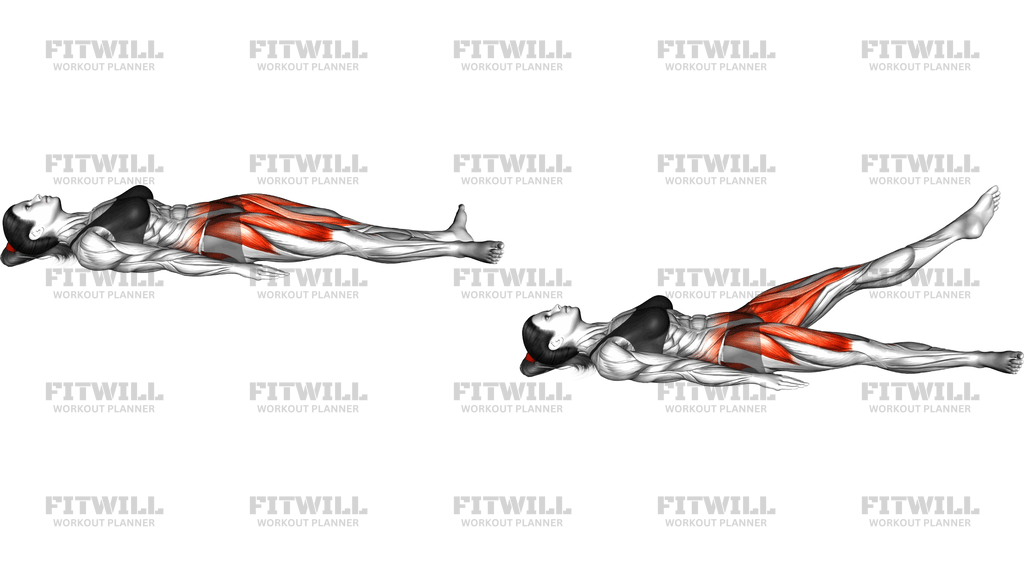 Alternate V Feet Raises
