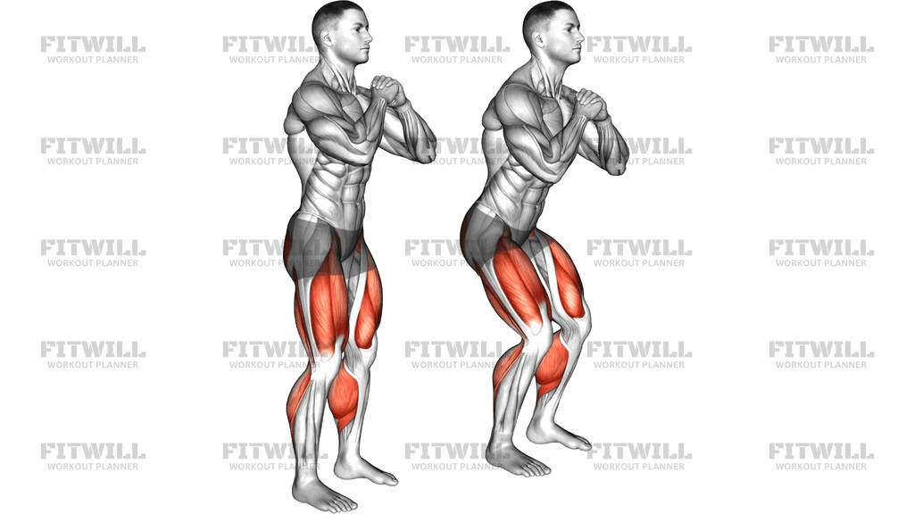 Chair Squat To Toe Stand