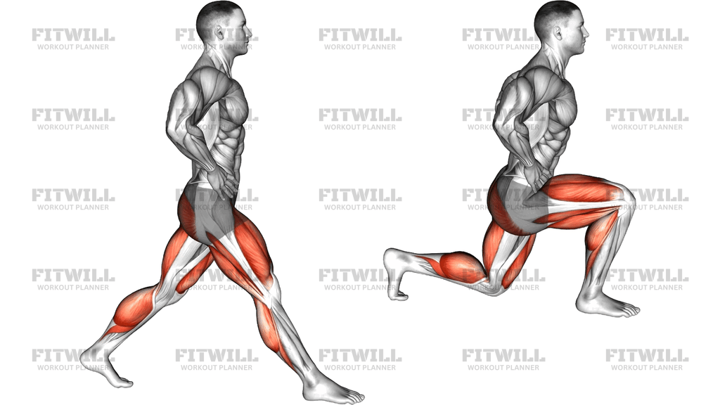 Split Squat Heel Raise