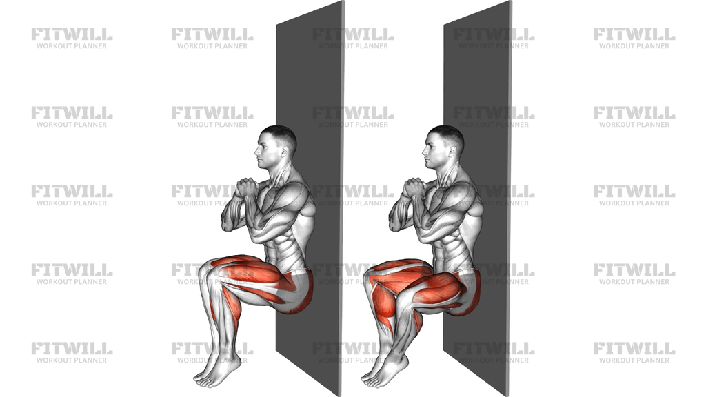 Clamshell Sit Agains Wall