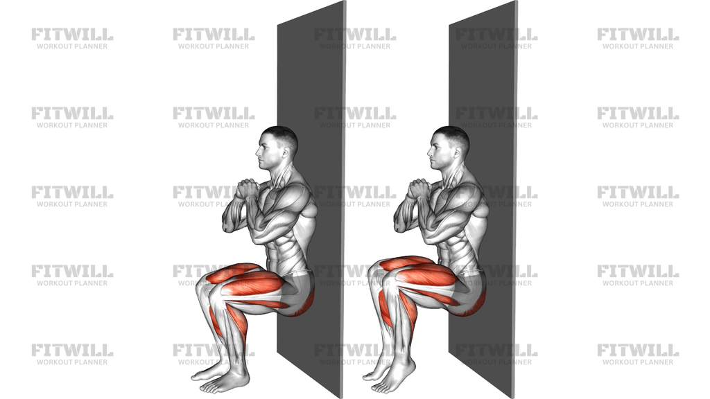 Double Heel Lift Sit Agains Wall