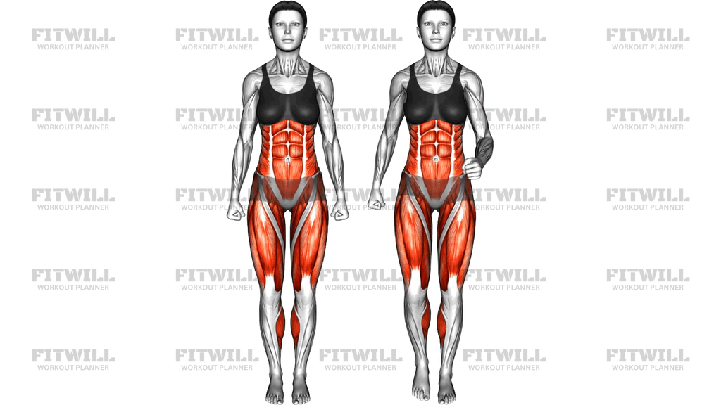 Walk In And Out Arm Swing