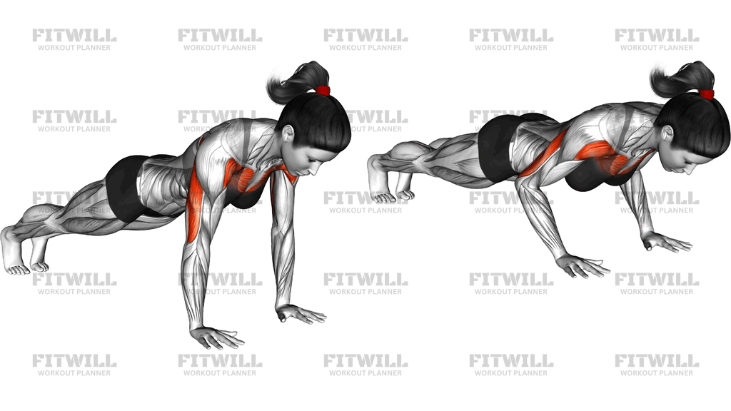 Clock Push Up