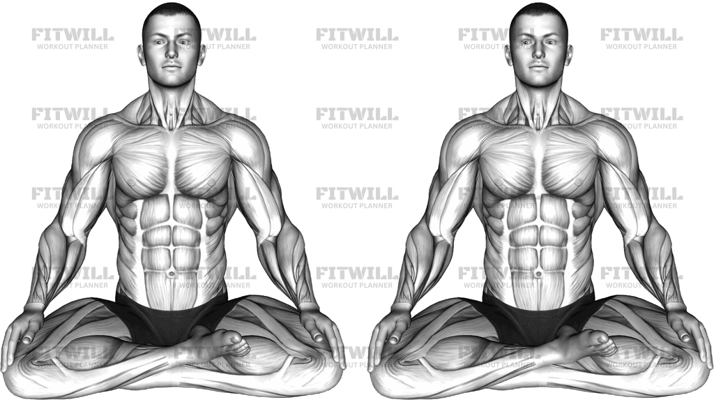 Sitting Lotus Rest Pose